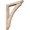 Ekena Millwork Thorton Traditional Smooth Bracket w/ Offset Brace, Douglas Fir, 5 1/2"W x 36"D x 44"H BKT0604X36X44THR01SDF - alternate 1